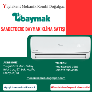 Saadetdere Baymak Klima Satışı