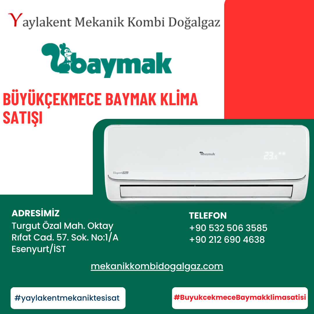 Büyükçekmece Baymak Klima Satışı