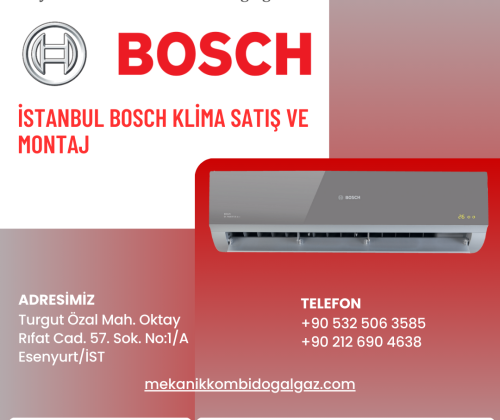 İstanbul Bosch Klima Satış ve Montaj Hizmetleri