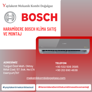 Haramidere Bosch Klima Satış ve Montaj