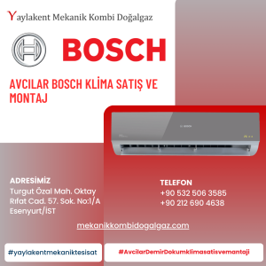 Avcılar Bosch Klima Satış ve Montaj